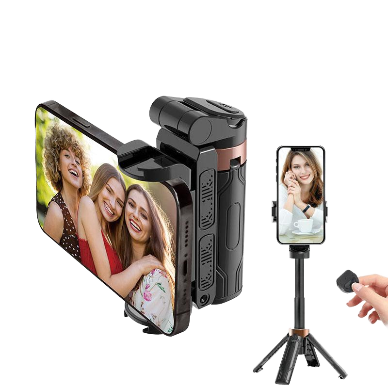 Final 6 Hours: 30%OFF 🔥Mini Selfie Stick Foldable 3 in 1 Extendable Grip Phone Shooting Tripod Stand with BT Remote Control