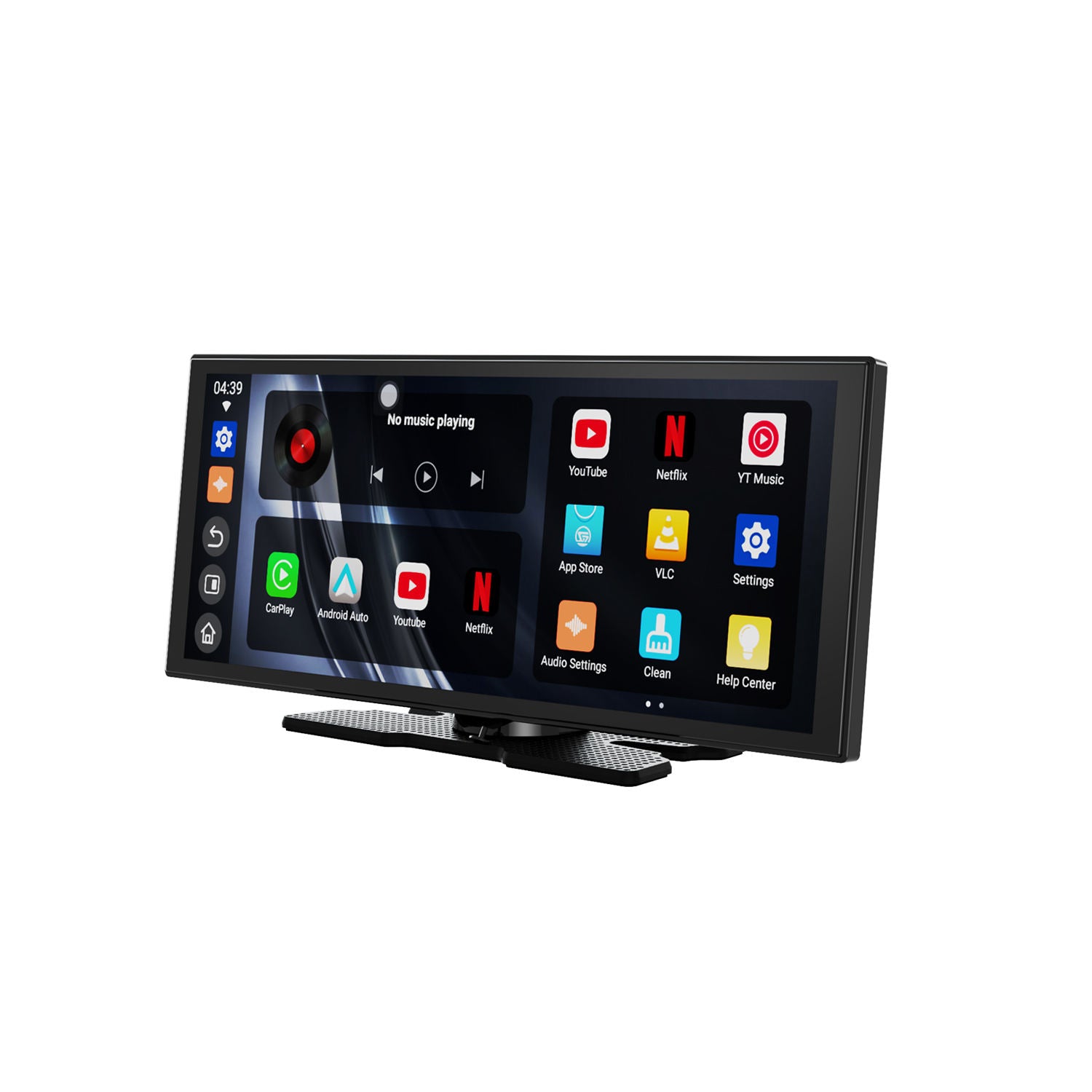 🔥50% OFF! 🔥11.4 Inch 4K Ultra HD Portable Car Touch Screen, Wireless CarPlay & Android Auto GPS Navigator, Worldwide Map Navigation, Plug & Play Car Entertainment Display with Netflix YouTube Support & 1-Year Warranty