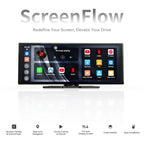 🔥50% OFF! 🔥11.4 Inch 4K Ultra HD Portable Car Touch Screen, Wireless CarPlay & Android Auto GPS Navigator, Worldwide Map Navigation, Plug & Play Car Entertainment Display with Netflix YouTube Support & 1-Year Warranty