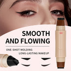 Double-Sided Rotating Eyeliner Stamp Pen | Black & Brown Waterproof