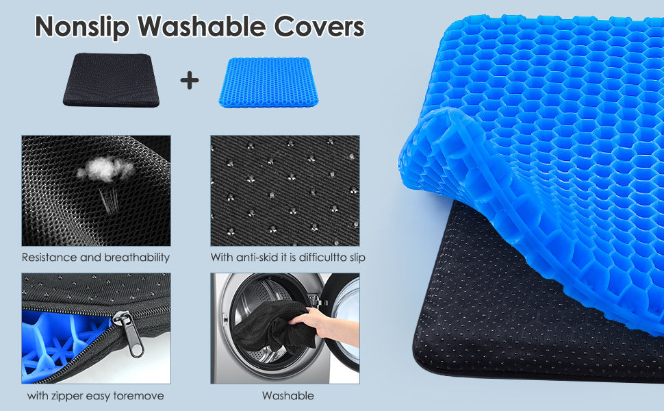 Honeycomb Gel Seat Cushion | Pressure Relief & Cool Comfort