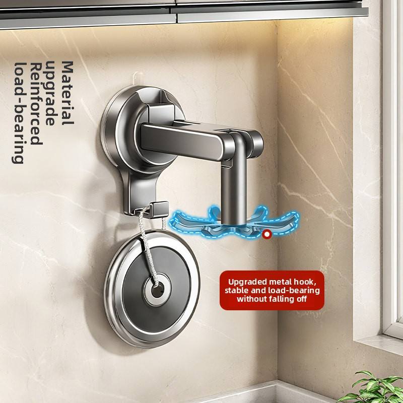 Final 4 Hours: 35%OFF 🔥Single Tier Suction Cup Octopus Kitchen Hook - No-Drill Wall-Mounted Spoon and Spatula Storage Organizer