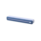 2 in 1 Food Film Dispenser Wrap Dispenser With Cutter Storage Box - Cuts Cling Film & Aluminum Foil, Adjustable