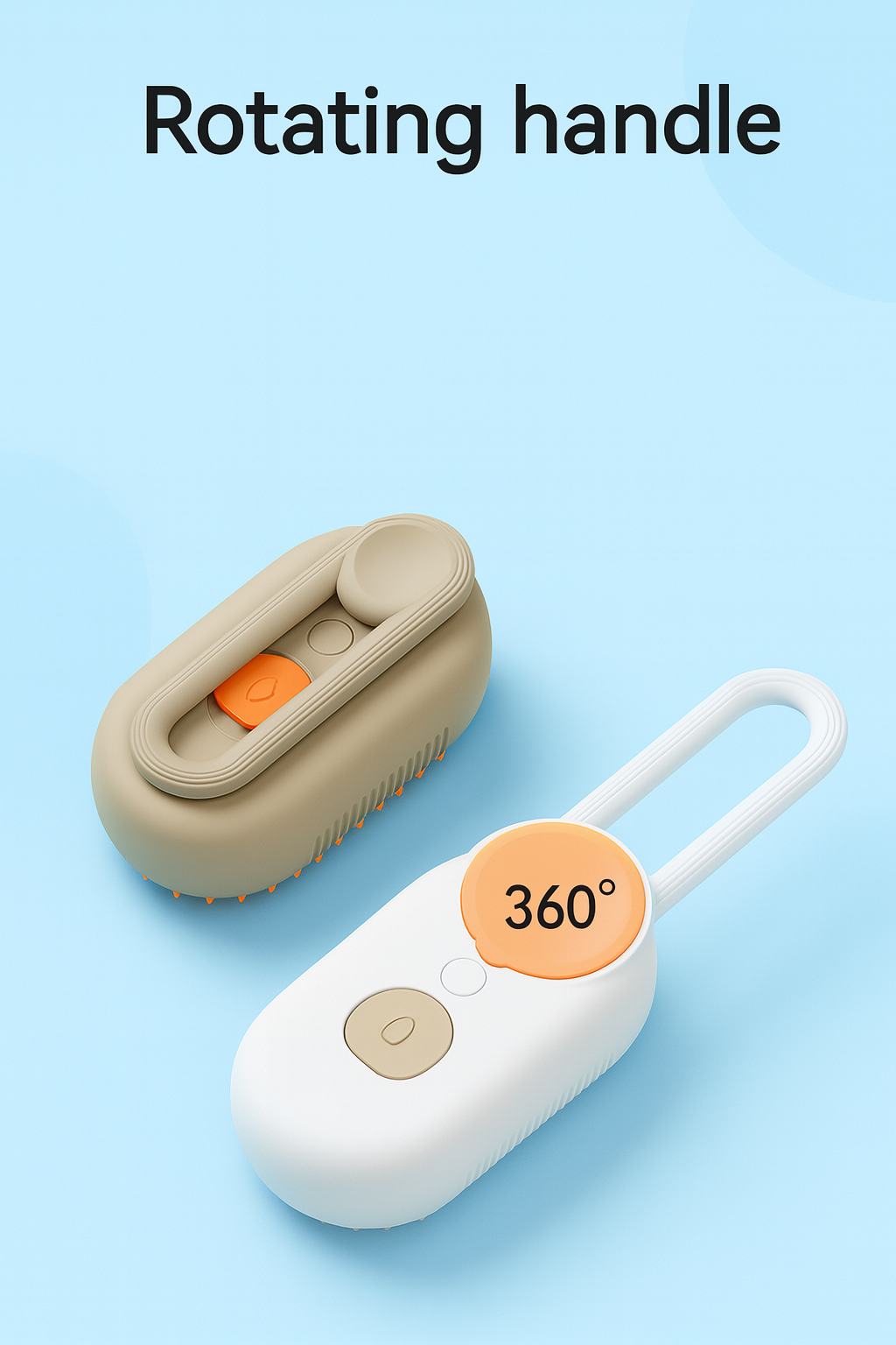 3 in 1 Pet Steam Brush | Rechargeable, Self-Cleaning, Deshedding & Massage Tool for Dogs & Cats