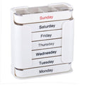 Portable 7-Day Medicine Box - 28 Compartments Custom Food-Grade Plastic Weekly Pill Storage Box