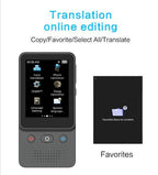 🔥60% OFF! 🔥Portal Smart AI Voice Photo Translator Device Online Offline Real Time 138 Languages Translation Equipment Machine for Travel