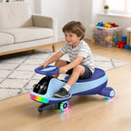 🔥Limited-Time Offer🔥12V Dual Mode Electric Wiggle Car: Swing Ride-On Toy with LED Lights, Bluetooth Music & Anti-Rollover