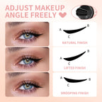 Double-Sided Rotating Eyeliner Stamp Pen | Black & Brown Waterproof