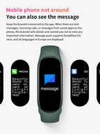 M8 D20 Smart Band, USB Direct Charging Smart Watch Bracelet, Sports Fitness Tracker with Live Wallpaper, Heart Rate Monitor & Pedometer