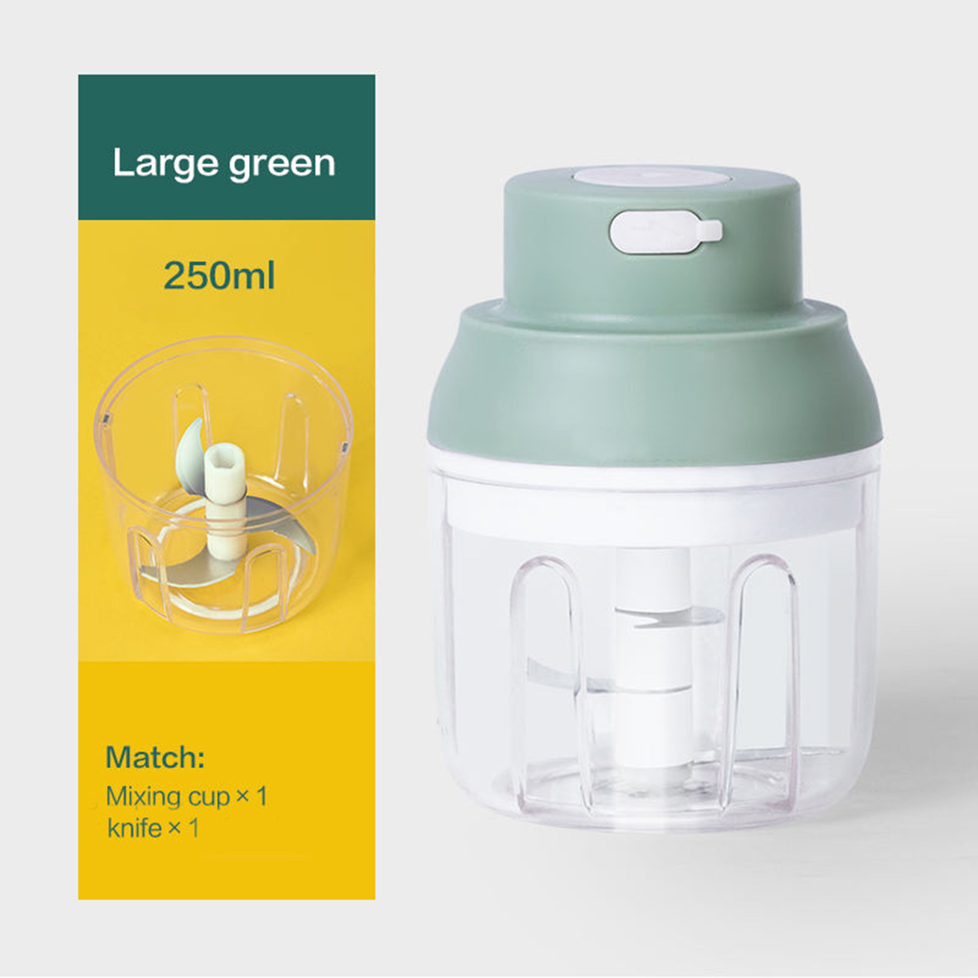 2026 New Mini Electric Food Chopper - Silent USB Charging, Compact Portable Garlic Chopper Kitchen Assistant