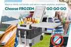 🍃Limited-Time Offer🔥Antuncle Outdoor 45L Compressor Car Fridge Travel RV Camping Top Door Car Accessory Refrigerators With a Fordable Table