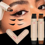 Double-Sided Rotating Eyeliner Stamp Pen | Black & Brown Waterproof
