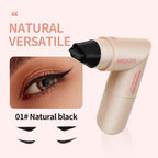 Double-Sided Rotating Eyeliner Stamp Pen | Black & Brown Waterproof