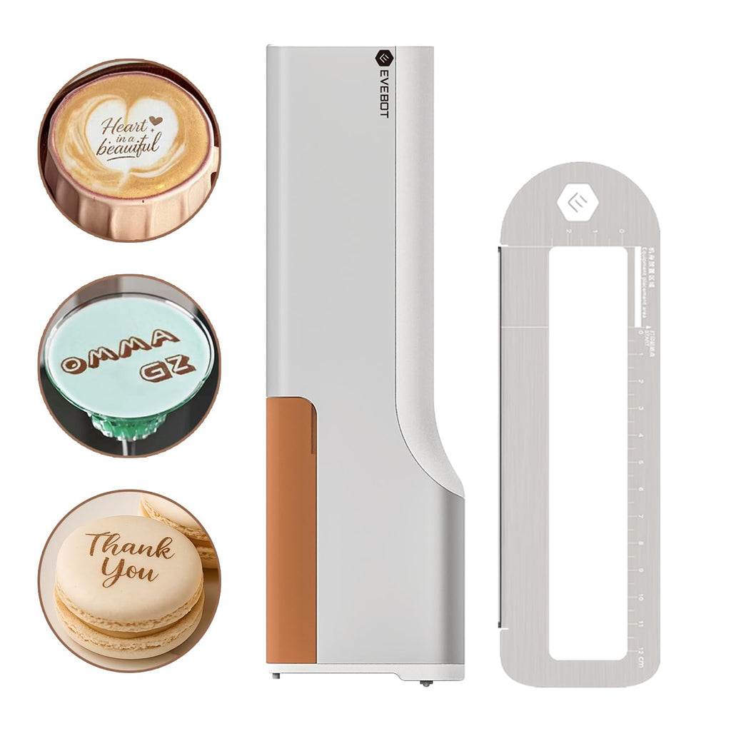 🍃EVEBOT Creative PrintPen Handheld Coffee Latte Macaron Cookie Cocktail Surface Coloring Tool DIY Design, Birthday Gifts