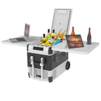 🍃Limited-Time Offer🔥Antuncle Outdoor 45L Compressor Car Fridge Travel RV Camping Top Door Car Accessory Refrigerators With a Fordable Table