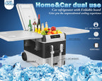 🍃Limited-Time Offer🔥Antuncle Outdoor 45L Compressor Car Fridge Travel RV Camping Top Door Car Accessory Refrigerators With a Fordable Table