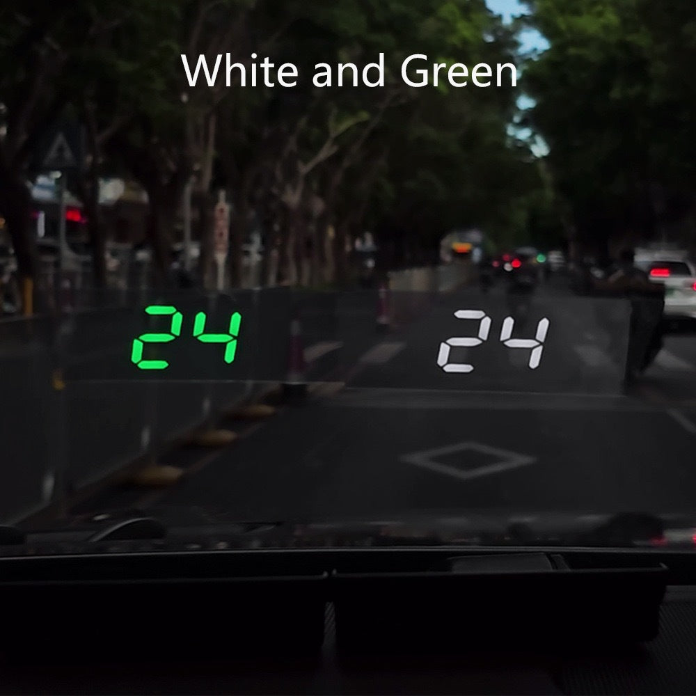 2025 New Car HUD Head Up Display | GPS Speedometer, HD Display, KMH/MPH, Multifunctional