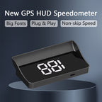 2025 New Car HUD Head Up Display | GPS Speedometer, HD Display, KMH/MPH, Multifunctional