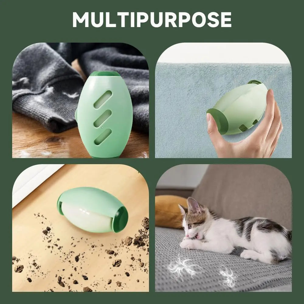 Portable Reusable Lint Roller | Washable Hair Remover, Strong Adhesive for Clothes & Pet Fur, Home Travel Lint Brush