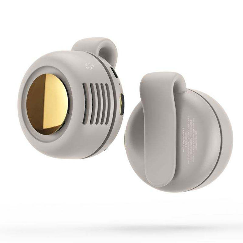Limited Time: 30% OFF 🔥2 in 1 Waist Clip & Neck Bladeless Fan, 3 Speeds Adjustable Quiet Mini Portable Cooling Fan, 360° Rotate Hands-Free USB Rechargeable Personal Fan for Outdoor Travel Working