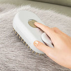 3 in 1 Pet Steam Brush | Rechargeable, Self-Cleaning, Deshedding & Massage Tool for Dogs & Cats