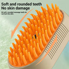 3 in 1 Pet Steam Brush | Rechargeable, Self-Cleaning, Deshedding & Massage Tool for Dogs & Cats