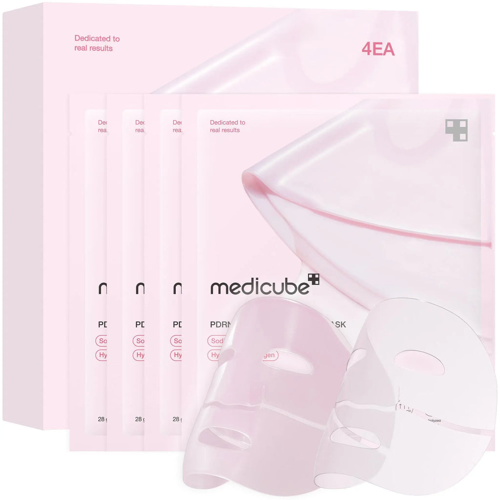 Medicube PDRN Pink Collagen Gel Mask (4 Sheets) | Salmon DNA Pink Glow